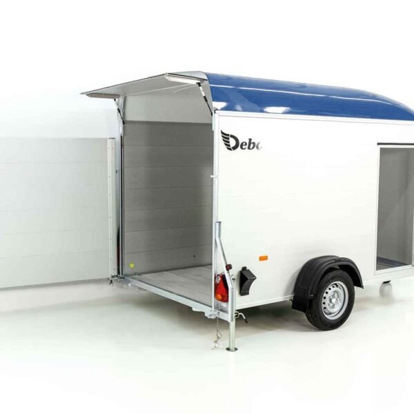 Debon Kofferanhänger C400 164x315cm H:200cm 1,3t|Alu, Polybug|Tür|blau