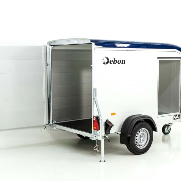 Debon Kofferanhänger Roadster Alu 255 125x255cm H:156cm|blau