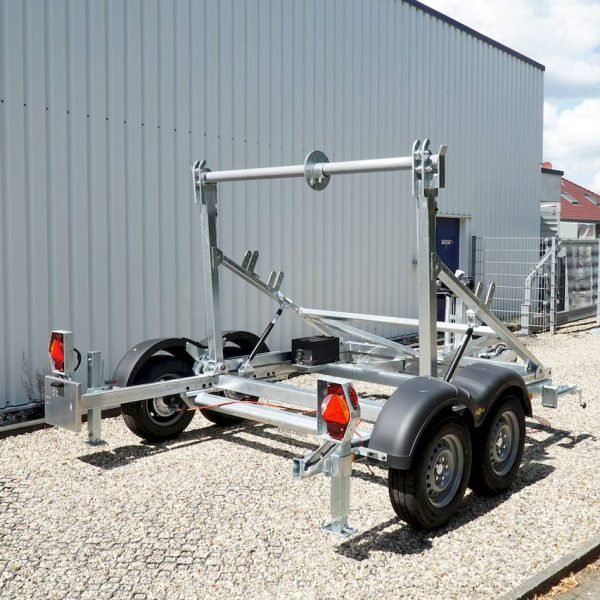 HUMBAUR KTA 3500-160 | E-WINDE 
220X160X209CM 3500KG KABELTROMMELANHÄNGER